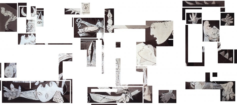 Guernica original - Deconstructed